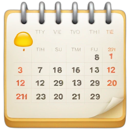 Calendar  emoji