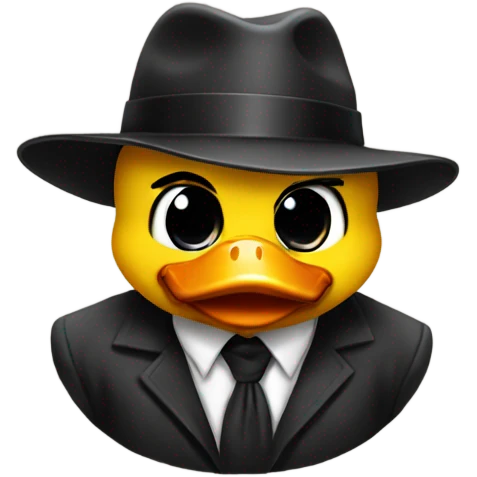 Gangster duckie  emoji
