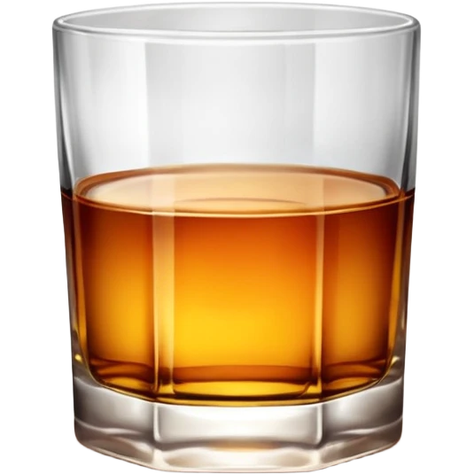 glass of whiskey, no splashes emoji