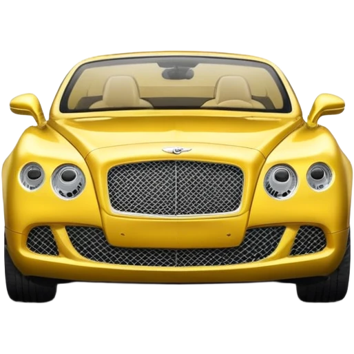 Yellow Bentley emoji