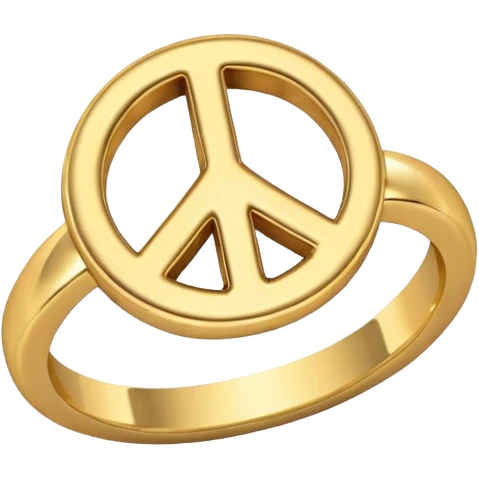 peace shaped ring emoji