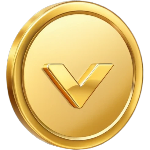 Gold Verified checkmark for social media emoji