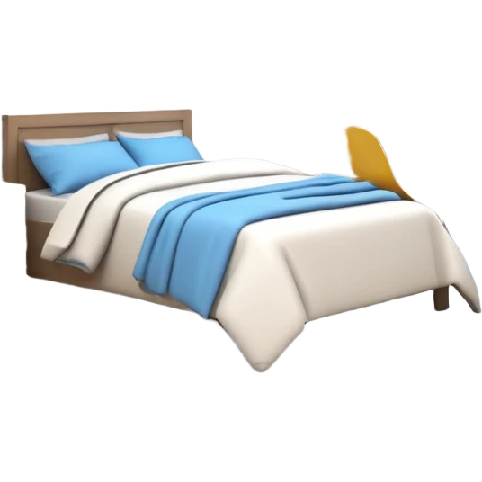 3D rendering realistic still life ultra detailed teenagers bedroom emoji