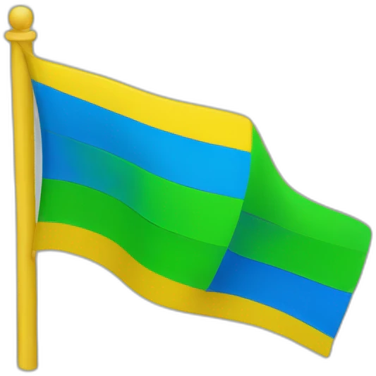Linear-yellow-green-blue-flag-with-ⵣ emoji