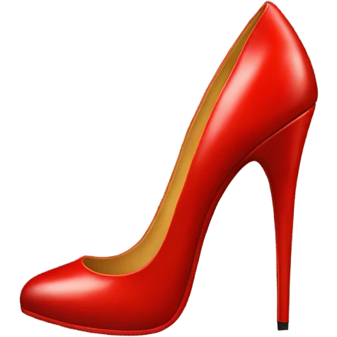 Red bottom high heels  emoji