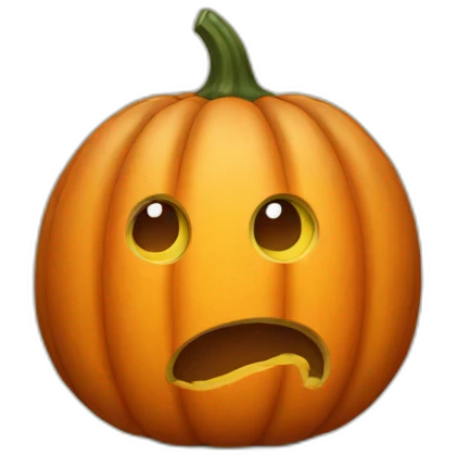 Pumpkin emoji