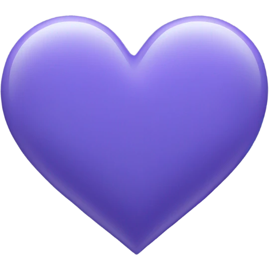 Blueish Purple Heart emoji