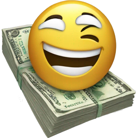 Happy money saying chill emoji