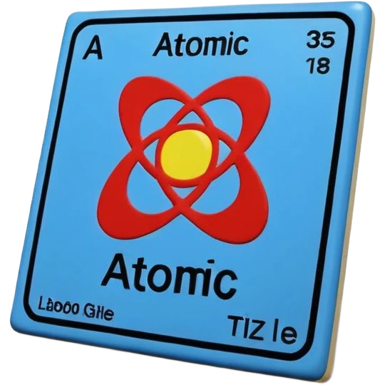 Generate 8 unique emoji-style icons representing chemical element tiles, atomic symbols, colorful science grid blocks, and laboratory chemistry themes. emoji