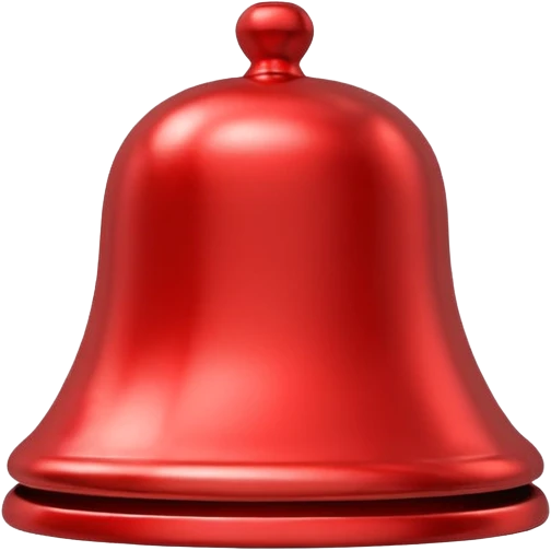 Red YouTube bell icon emoji