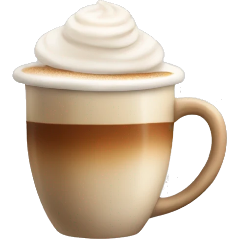 a cup of capuucino emoji