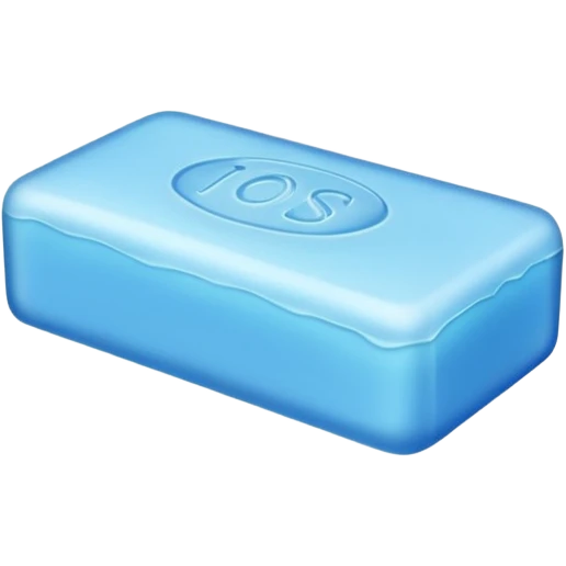 blue soap emoji