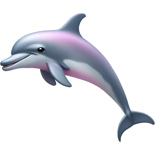 Pastel-pink-colors-dolphin emoji