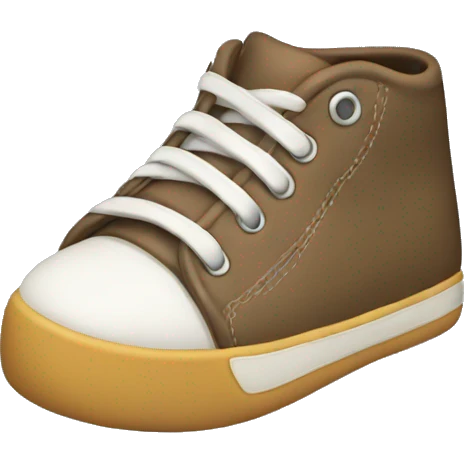 New child shoe emoji