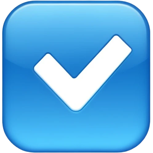 Instagram mavi tiki emoji