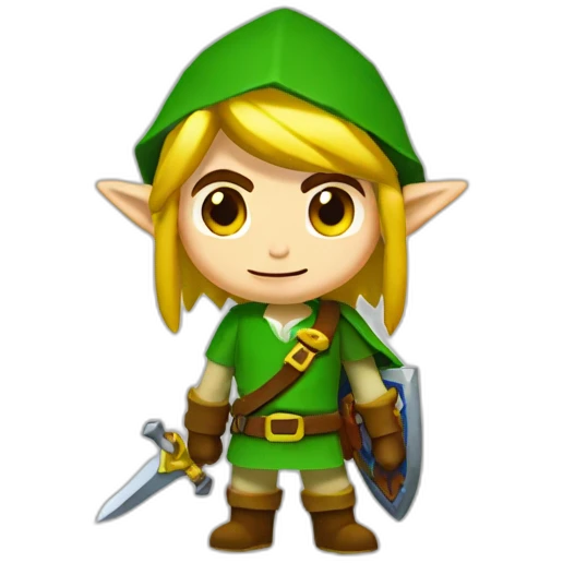Link de Zelda qui rigole emoji