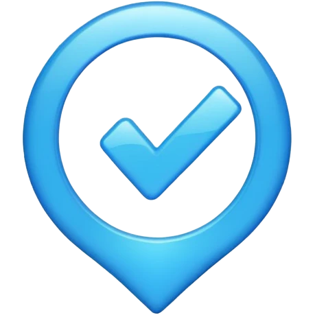 Синия галочка для макс emoji