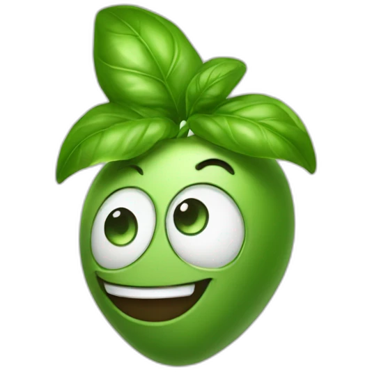 happy basil emoji