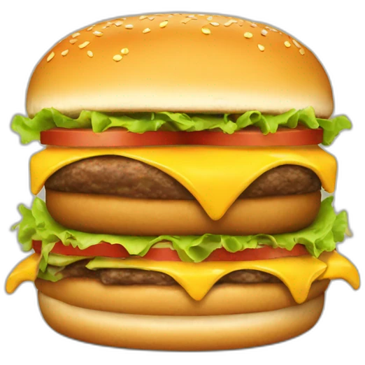 American cheeseburger emoji