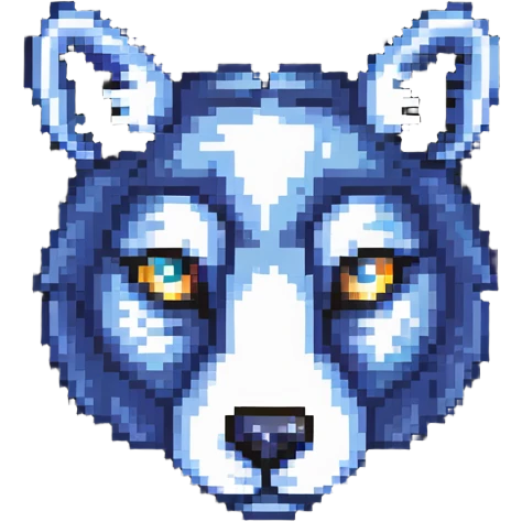retro 1950s anthropomorphised animal head emoji