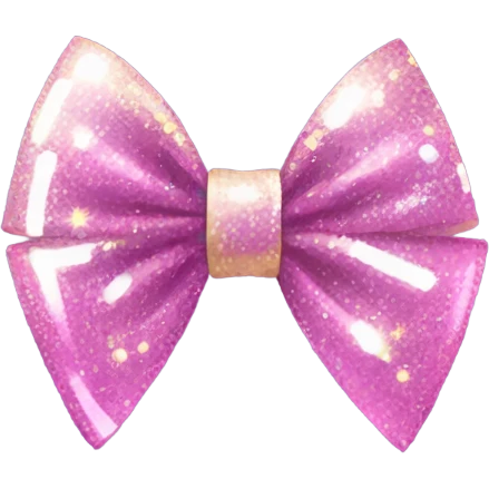 Sparkle bow emoji