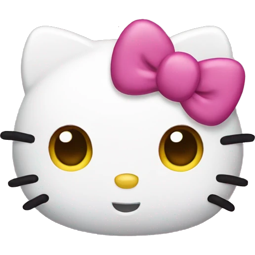 Hello kitty emoji