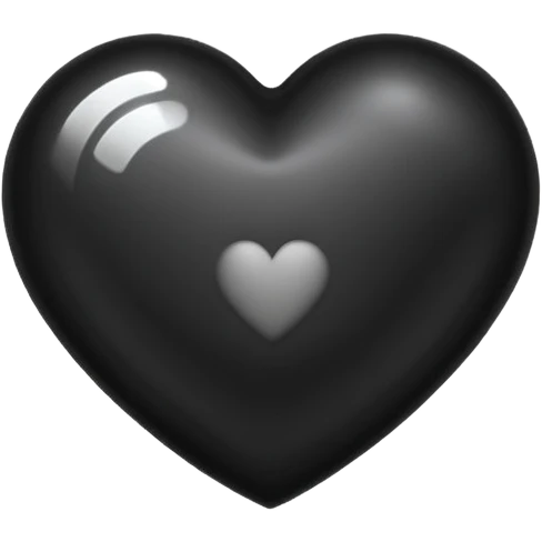 Corazón  negro emoji