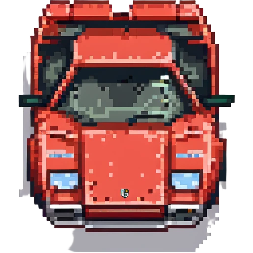 красная Lamborghini Countach, no background emoji