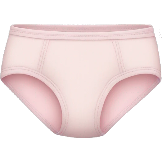 Pale pink underwear emoji