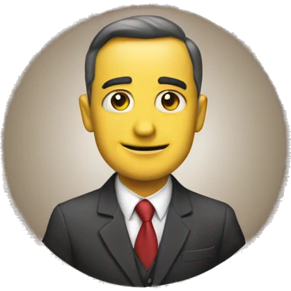 señor con corbata emoji