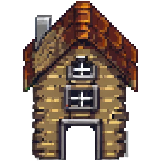 2D house in style gotham city, darkness  emoji