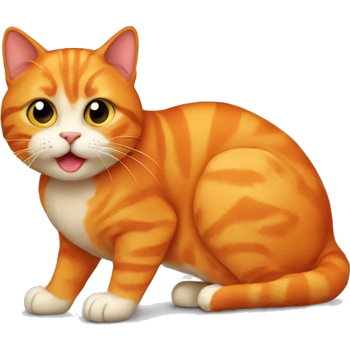 Orange cat   emoji