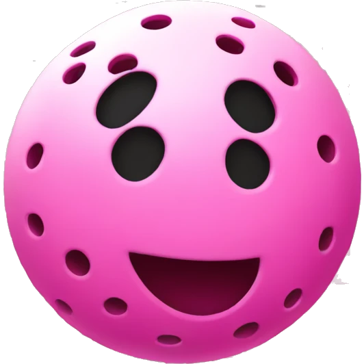 might pink pickball emoji