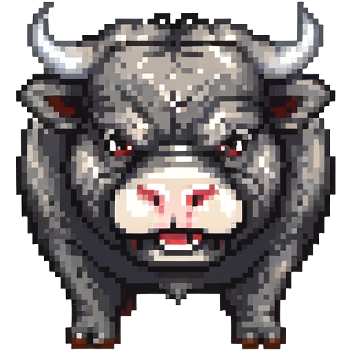 angry mischievous bull emoji