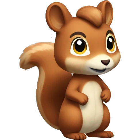 Animal crossing squirrel emoji