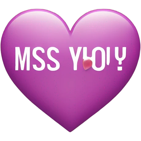 Heart with miss you  emoji