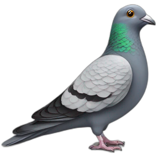 pigeon pencil emoji