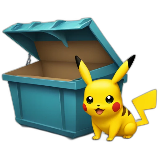 dumpster pikachu emoji