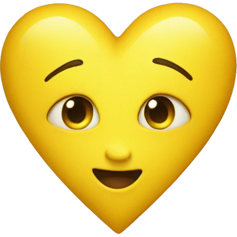 Yellow heart emoji