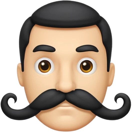 evil mustache emoji