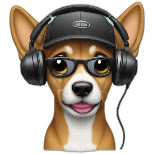 Dj dogs emoji