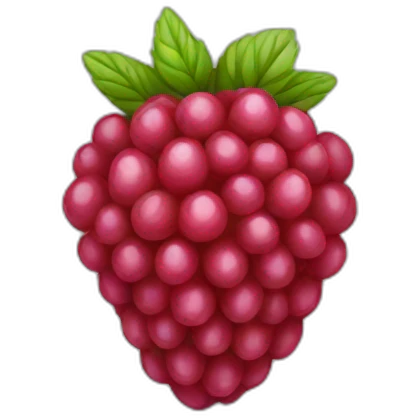 raspberry emoji