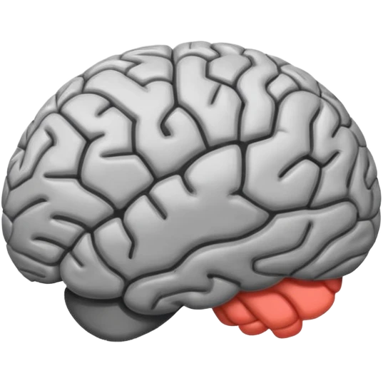 Un cerebro  emoji