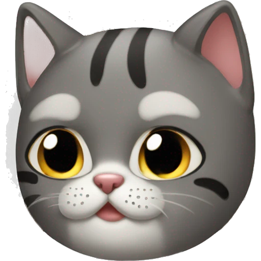 Pat on the head cat emoji
