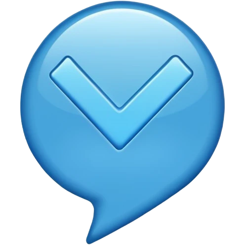 Verified logo (the blue check mare) emoji