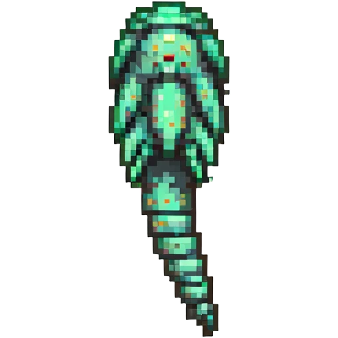 MRI parasitic embryo, digital, fetal small shape, eerie, horror, pupa, crystalis, in-utero, sea-life, siphonophore, polyp, Cnidaria emoji