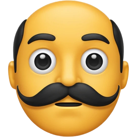 mustache emoji