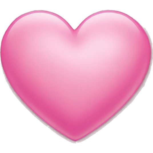 Pink heart emoji