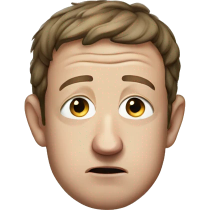 mark zuckerberg sad emoji