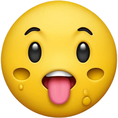 Shaking tongue emoji  emoji